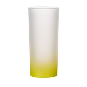 Висока стъклена чаша в преливащ цвят