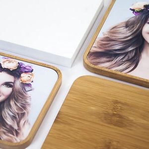 Фоторамка с бамбукова основа 